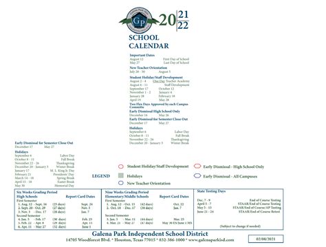 Galen 2022 Calendar